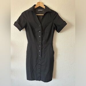 American Airlines Flight Attendant Shirt Dress is Charcoal- Size 00